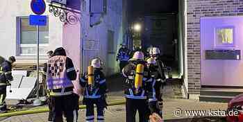 Feuerwehreinsatz in Euskirchen: Lagerhalle in Kommerner Straße brennt – Straße gesperrt - Kölner Stadt-Anzeiger