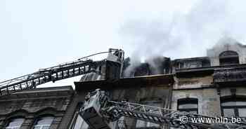 Zware woningbrand verwoest vier verdiepingen | Brussel | hln.be - Het Laatste Nieuws