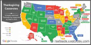 What is your state's favorite Thanksgiving dish? Google shares popular searches in the US