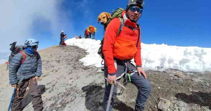 Montañistas rescatan a perro en Pico de Orizaba - Azteca Noticias