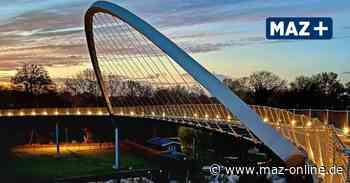 Blaue Stunde in Rathenow: Von der Weinbrücke die Havel bewundern - Märkische Allgemeine Zeitung