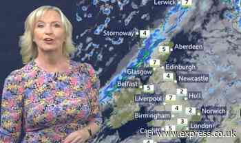 BBC Weather: Kirkwood warns 'snow in the cards' this week as northerly to sweep across UK - Daily Express