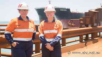 Jeri and Katelyn make history as they prepare for six-month stint on bulk-carrier