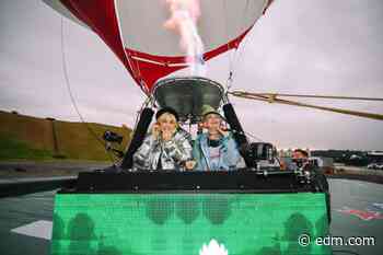 Watch NERVO Perform DJ Set From Hot Air Balloon in Brazil for Formula 1 Racing - EDM.com