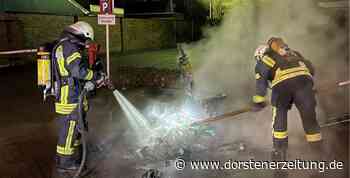 Alles deutet auf Brandstiftung hin | Stadtlohn - Dorstener Zeitung