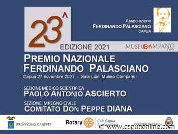 Capua: Premio 'Ferdinando Palasciano 2021' , il 27 Novembre verrà assegnato all'oncologo Prof. Ascierto - Capuaonline.com