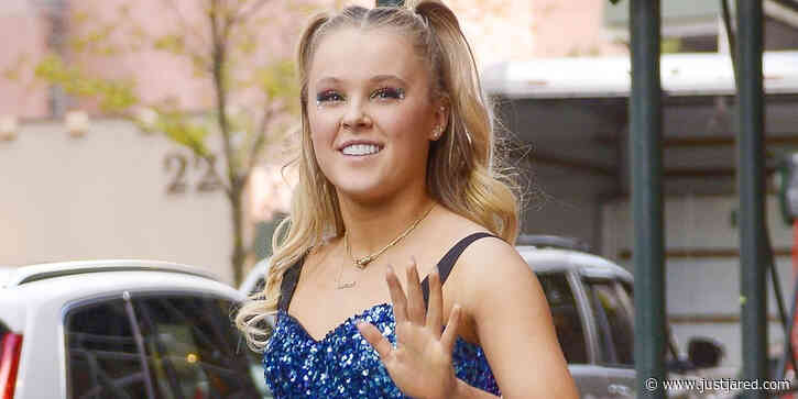 JoJo Siwa Makes Dazzling Stop at 'The View' In Blue Sequined Jumpsuit