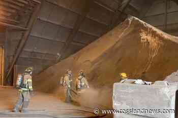 Crews attend zinc fire at transportation work site in Trail outskirts – Rossland News - Rossland News