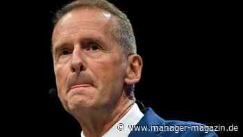 Volkswagen: Es steht "Spitz auf Knopf" um Herbert Diess