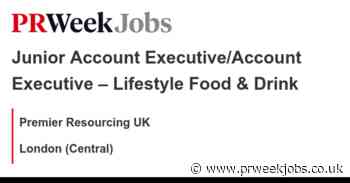 Premier Resourcing UK: Junior Account Executive/Account Executive – Lifestyle Food & Drink