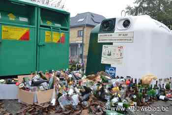 Hallucinant sluikstort aan overvolle glasbollen: “Ophaler geveld door corona”