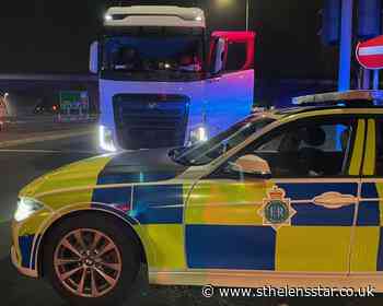 Lorry driver arrested at Haydock Island after positive breath test - St Helens Star