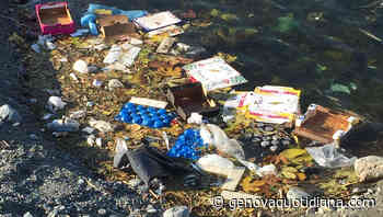 Voltri, anche oggi il mercato inquina il fiume (e poi il mare) con rifiuti e cassette - GenovaQuotidiana