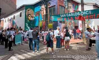En San Carlos se manifestaron en contra de la minería - El Colombiano