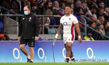 Manu Tuilagi's Six Nations is in doubt after suffering a hamstring injury against South Africa