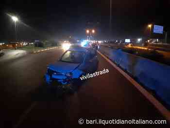 Bari, perde il controllo dell'auto e si schianta sulla ss16: un ferito e diversi contusi - Il Quotidiano Italiano - Bari