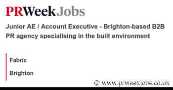 Fabric: Junior AE / Account Executive - Brighton-based B2B PR agency specialising in the built environment
