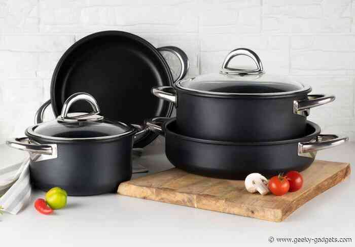 AirTaste pans cook without sticking, stirring, burning, boiling over and more