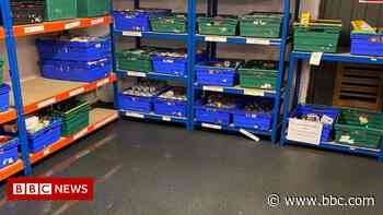 Barrow food bank thieves taunt users with stolen phone - BBC News