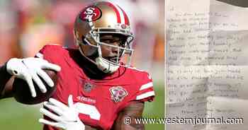 Flashback: Mom Sits Behind NFL Star on Plane, at End of Flight Hands Him Note, Says 'Read It Later' and Walks Away