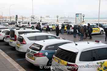 Anche a Bari la protesta dei taxi: manifestazione davanti all’Inps - Corriere del Mezzogiorno