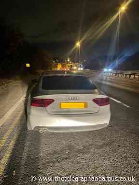 Police seize Audi between Keighley and Bingley
