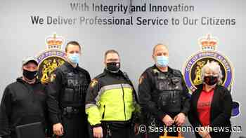 3 Prince Albert police officers honoured for taking 40 impaired drivers off the road