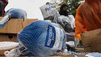 More than 200 turkeys, fixings gone in a flash at Tyrod Taylor Foundation giveaway