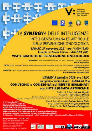 La Synergya delle intelligenze: a Solofra le visite gratuite di prevenzione oncologica - Orticalab
