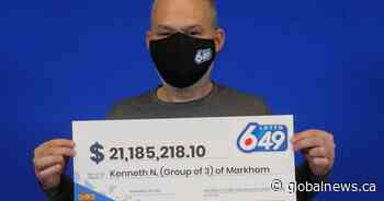 3 Toronto-area friends win Lotto 6/49 jackpot worth more than $21 million