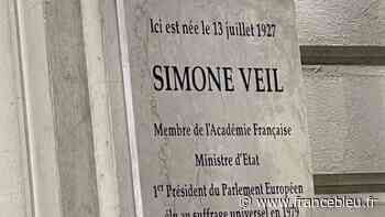 Une nouvelle plaque dévoilée en l'honneur de Simone Veil à Nice - France Bleu