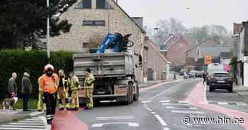 Voetganger (43) in levensgevaar: trucker kan ongeval niet vermijden - Het Laatste Nieuws