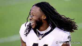 Store run: Kamara, Jordan help out shoppers