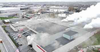 Zware brand in textielbedrijf in Oudenaarde, personeel in veiligheid gebracht - Het Laatste Nieuws