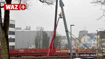 Pylone für die Radbrücke über die Pferdebachstraße in Witten - Westdeutsche Allgemeine Zeitung