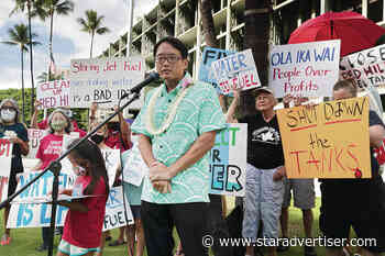 Groups press for shutdown of Red Hill fuel storage tanks