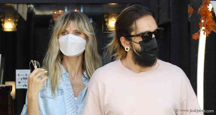 Heidi Klum & Husband Tom Kaulitz Hold Hands While Out Furniture Shopping