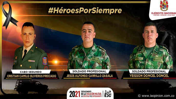 Tres militares muertos en Teorama | Noticias de Norte de Santander, Colombia y el mundo - La Opinión Cúcuta