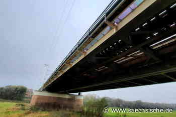 Riesa: Riesa: B 182 unter Bahnbrücke für eine Nacht gesperrt - Sächsische.de