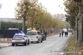 Gaslek snel gedicht in industrieterrein