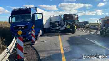 A3 bei Erlangen: Unfall mit sieben Verletzten - BR24
