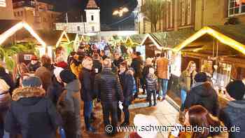 Obergrenze in Schramberg - Security-Team und Zugangsbeschränkung beim Weihnachtsmarkt - Schwarzwälder Bote