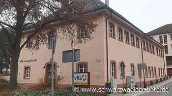 Bei der VHS reicht 2G aus - Stadt Schramberg informiert über neue Corona-Verordnung - Schwarzwälder Bote