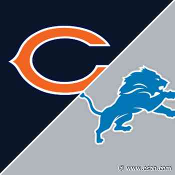 Follow live: Lions look for first win against struggling Bears