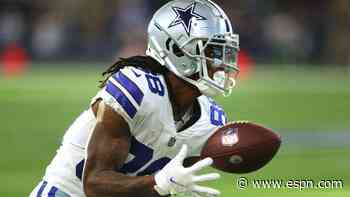 Cowboys down top 2 receivers as Lamb ruled out