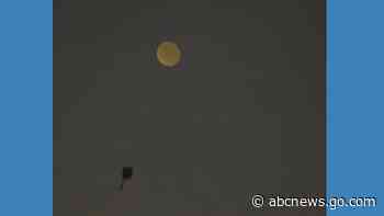 WATCH:  Weather balloon fades into thick fog in Miami