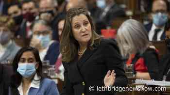 Freeland says Canada may retaliate against U.S. softwood lumber duty rate - Lethbridge News Now