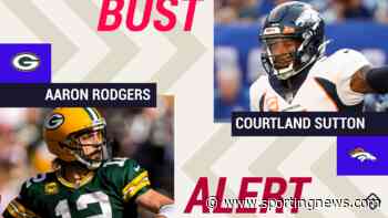 Week 12 Fantasy Busts: Aaron Rodgers, Courtland Sutton are big names in tough matchups - Sporting News