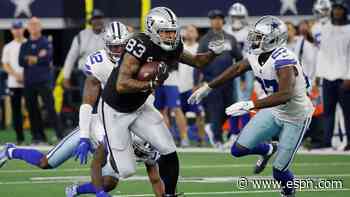 Star TE Waller (knee) ruled out in Raiders' win