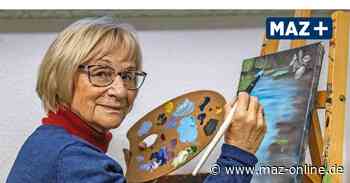 Marita Dietrich aus Rathenow malt im Malzirkel der Stadtgalerie Rathenow - Märkische Allgemeine Zeitung